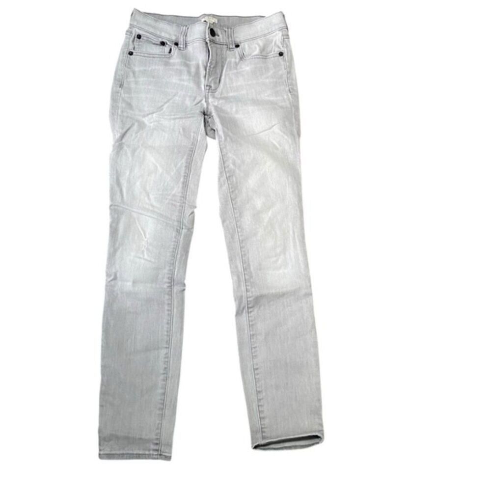 J Crew Grey Slim Fit Stretch Jeans Size 24